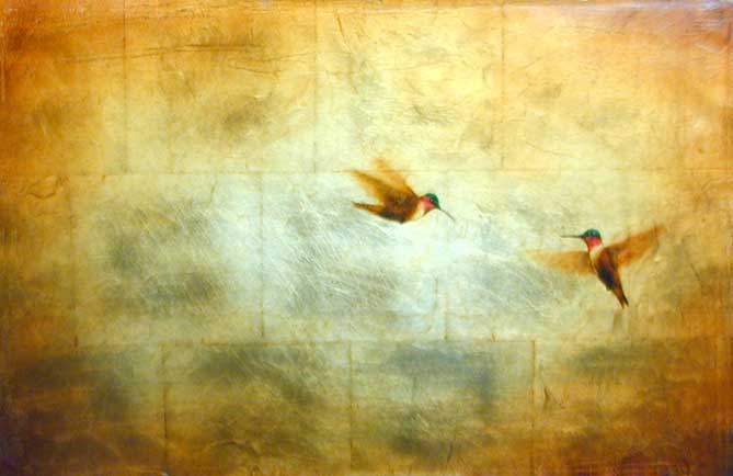 669x434 Gabriel Burchman Fine Art - Gold Leaf Painting Artist