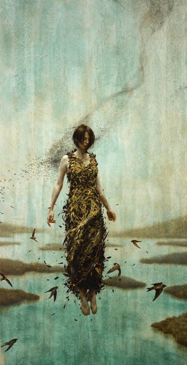 600x1173 Gorgeous New Oil And Gold Leaf Painting By Brad Kunkle - Gold Leaf Painting Artist