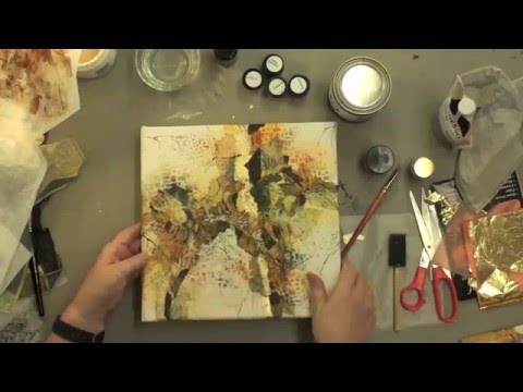 480x360 Karlyn's Gold Leaf Demo - Gold Leaf Painting Artist
