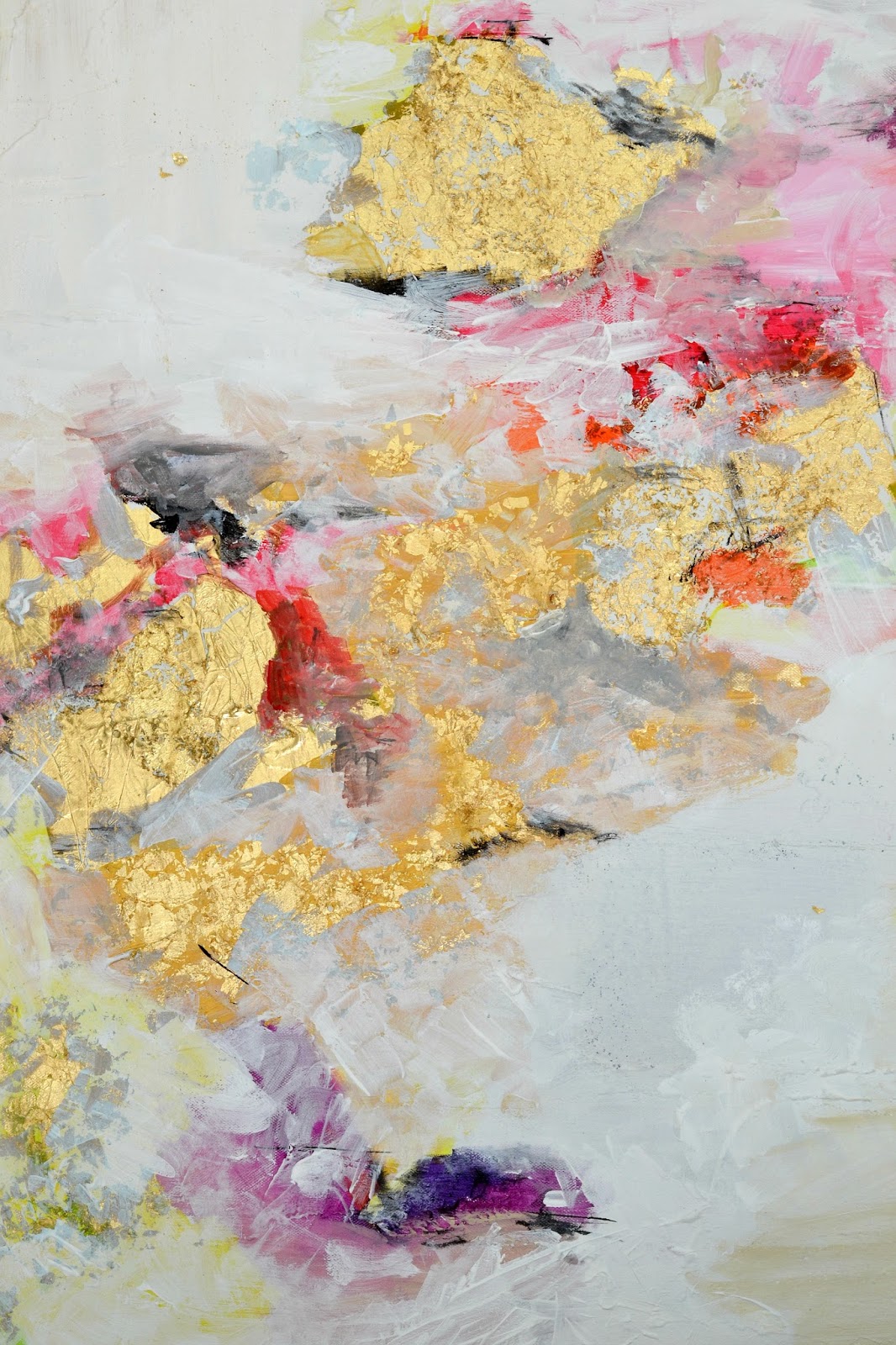 1066x1600 Livelovediy How To Make Gold Leaf Art (Round Two)! - Gold Leaf Painting Artist