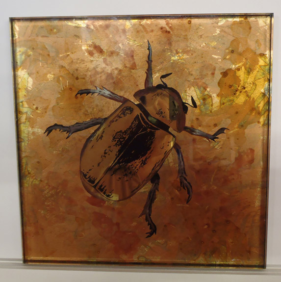 573x575 Reverse Gold Leaf Glass Paintings Tony Segale Fine Art Amp Gold Leaf - Gold Leaf Painting Artist