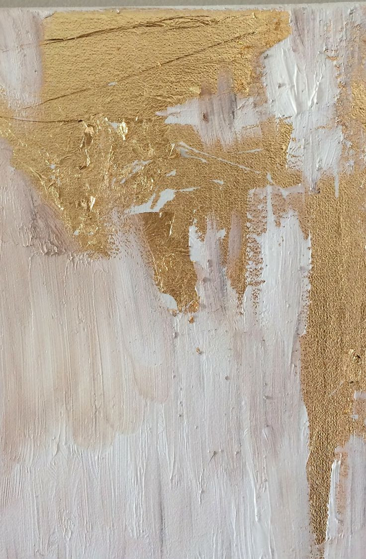 736x1124 Gold Paintings On Canvas Luxury How To Make Diy Gold Leaf Abstract - Gold Leaf Painting On Canvas