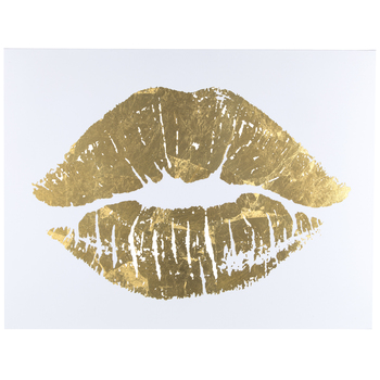350x350 Gold Lips Canvas Art Hobby Lobby 1132406 - Gold Lips Painting