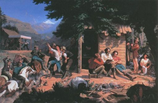 511x334 Leonardo's Way - Gold Rush Painting