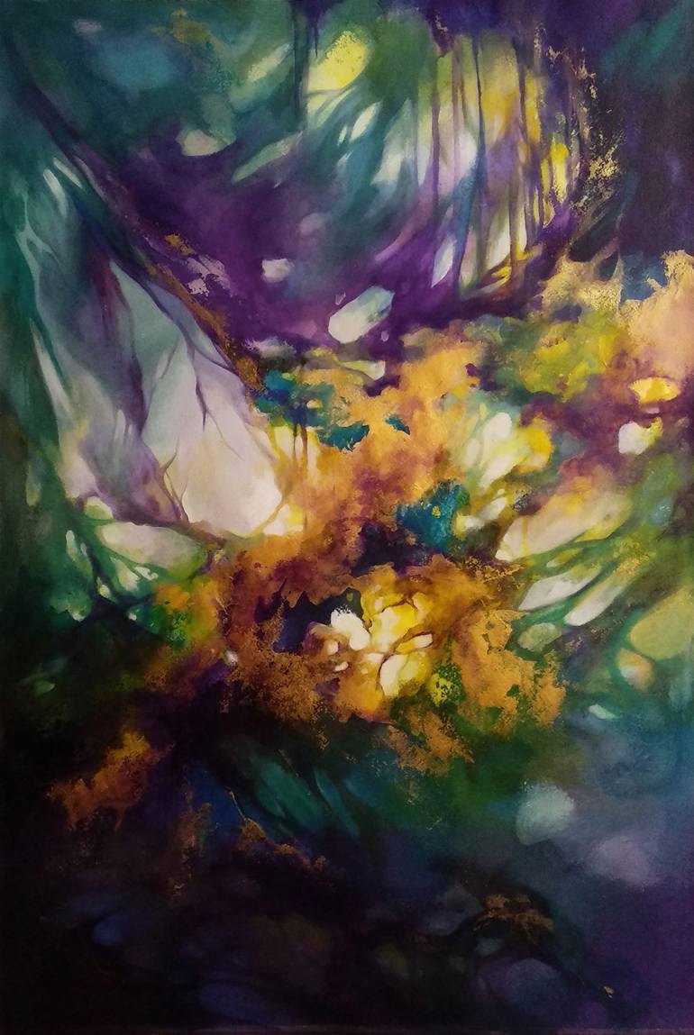 770x1149 Saatchi Art Gold Rush Painting By Vasyl Kolodiy - Gold Rush Painting