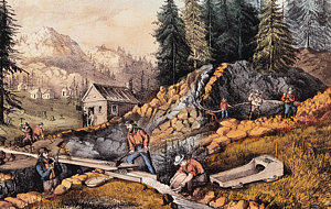 300x190 The California Gold Rush Paintings Fine Art America - Gold Rush Painting