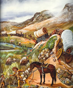 257x308 California Gold Rush Yesteryear Once More Page 5 - Gold Rush Painting