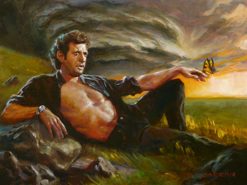 800x600 The Jp Show John Larriva - Goldblum Painting