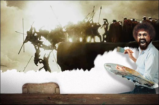 520x345 Ziggy Nixon Excuse Me While I Kiss This Fly!! - Goldblum Painting