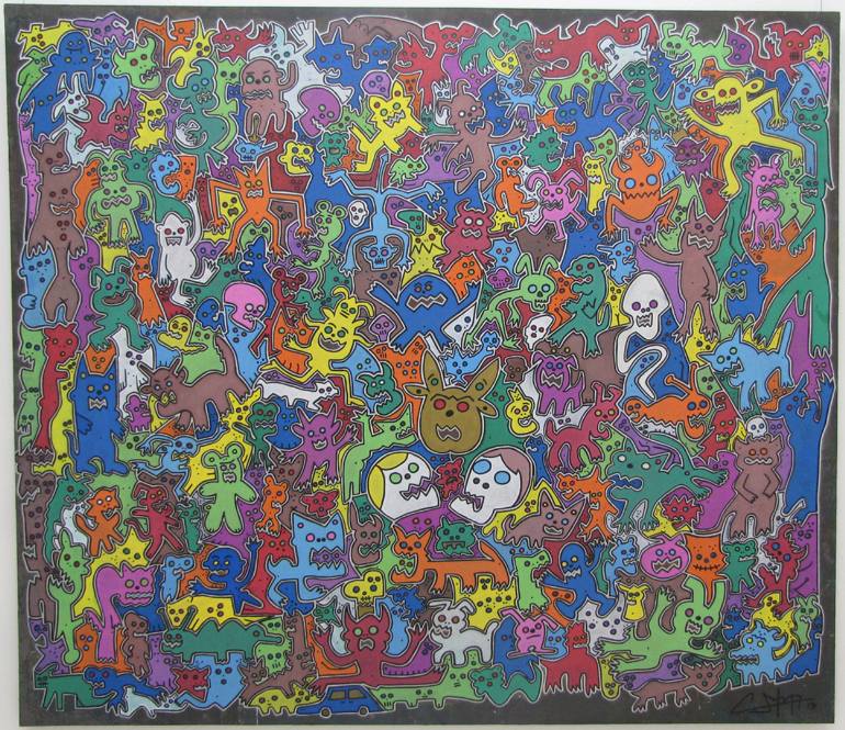 770x665 Saatchi Art The Golden Calf Painting By Cresenciano Sotomayor Gloria - Golden Calf Painting