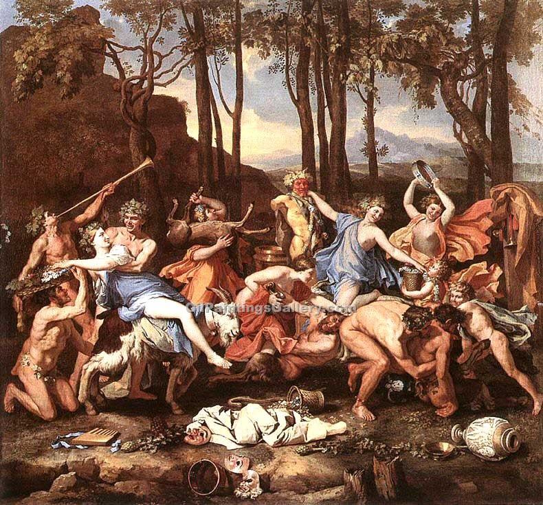 790x735 Adoration Of The Golden Calf By Nicolas Poussin (Painting Id Cm - Golden Calf Painting