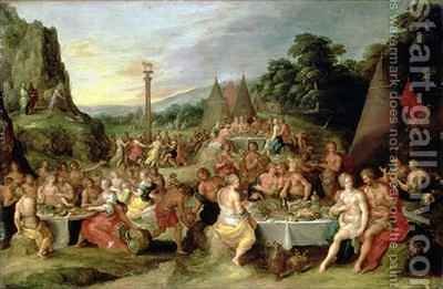 400x261 The Worship Of The Golden Calf Frans The Younger Francken - Golden Calf Painting