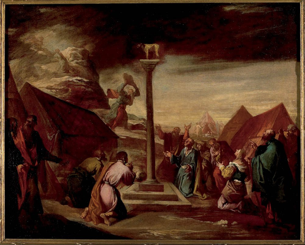 1001x802 Fileesteban March - Golden Calf Painting