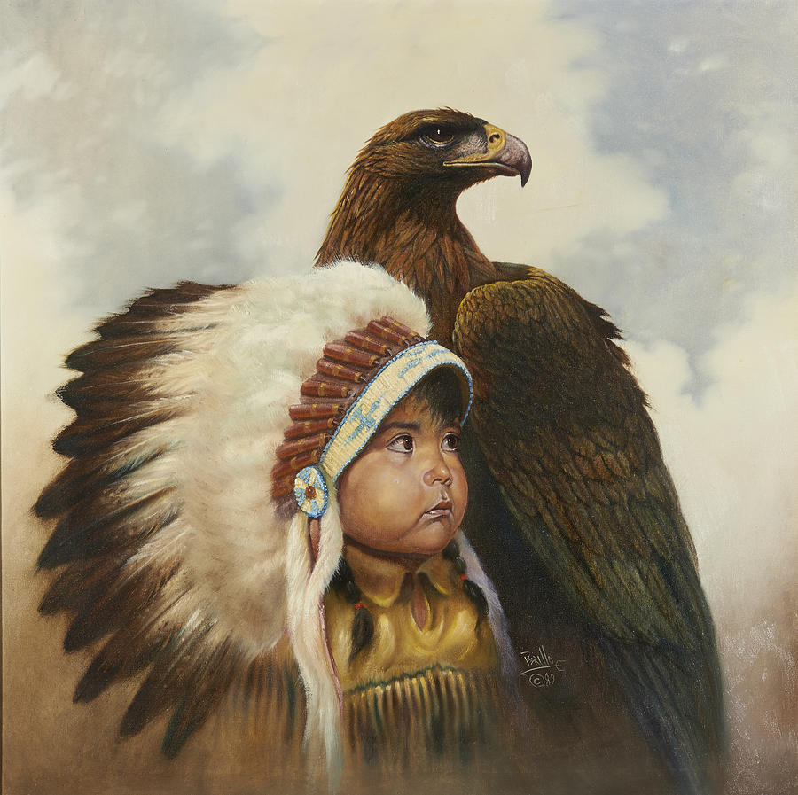 900x897 Golden Eagles Painting By Gregory Perillo - Golden Eagle Painting
