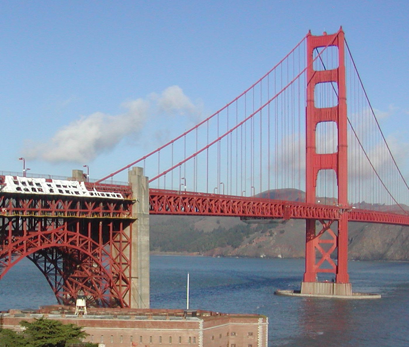 1400x1188 Long Painting Industrial Coating - Golden Gate Bridge Painting