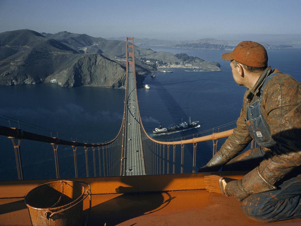 990x743 Painting The Golden Gate - Golden Gate Bridge Painting