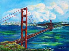 236x173 To Close I Wanted To The Feature The Golden Gate Bridge. Painted - Golden Gate Bridge Painting