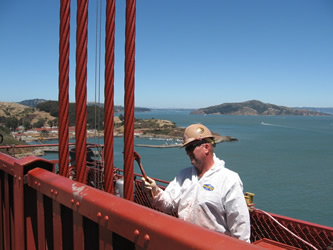 333x250 Bridge Workers - Golden Gate Painting