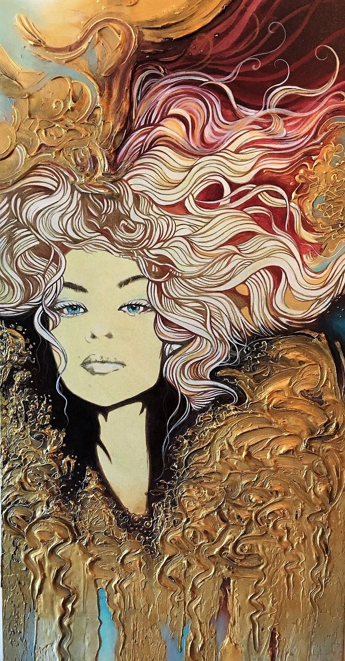 700x1342 Latitude Run - Golden Girl Painting