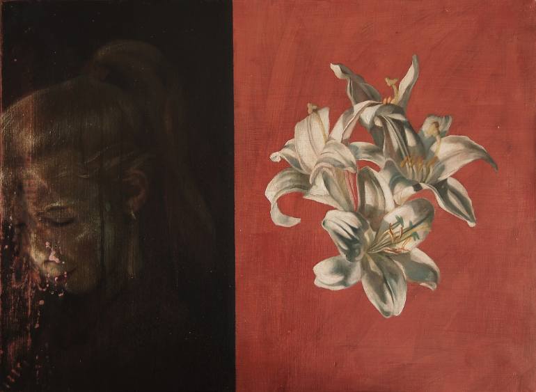 770x563 Saatchi Art A Golden Girl Painting By Giuseppe Vassallo - Golden Girl Painting