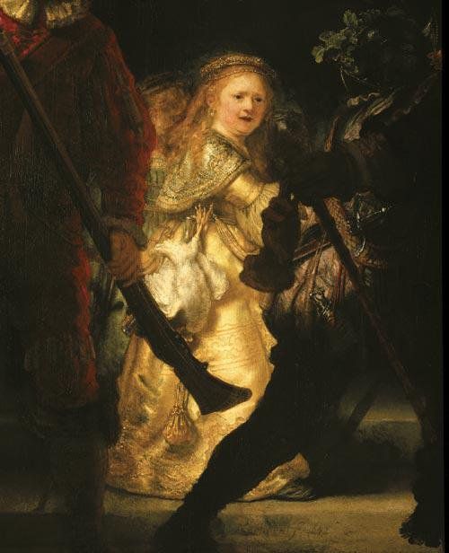 500x616 Marcelcel3 Rt @anabolenaaa Detail Of The Golden Girl - Golden Girl Painting