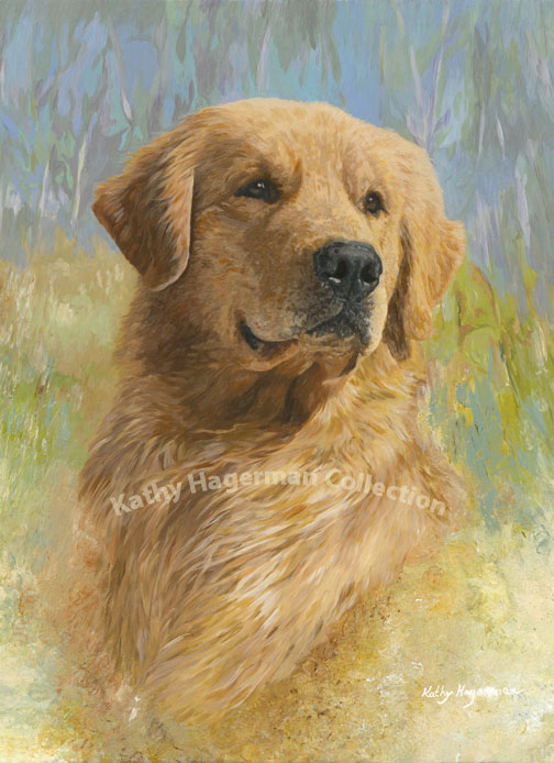 504x694 Golden Retriever Art Golden Retriever Realistic Art - Golden Retriever Painting