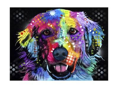 400x300 Affordable Golden Retriever Posters For Sale - Golden Retriever Painting