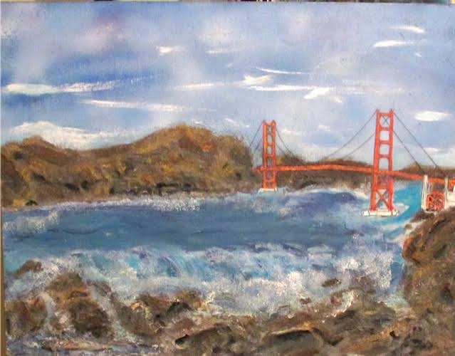 639x500 Paintings Images By Merrill - Golden State Painting