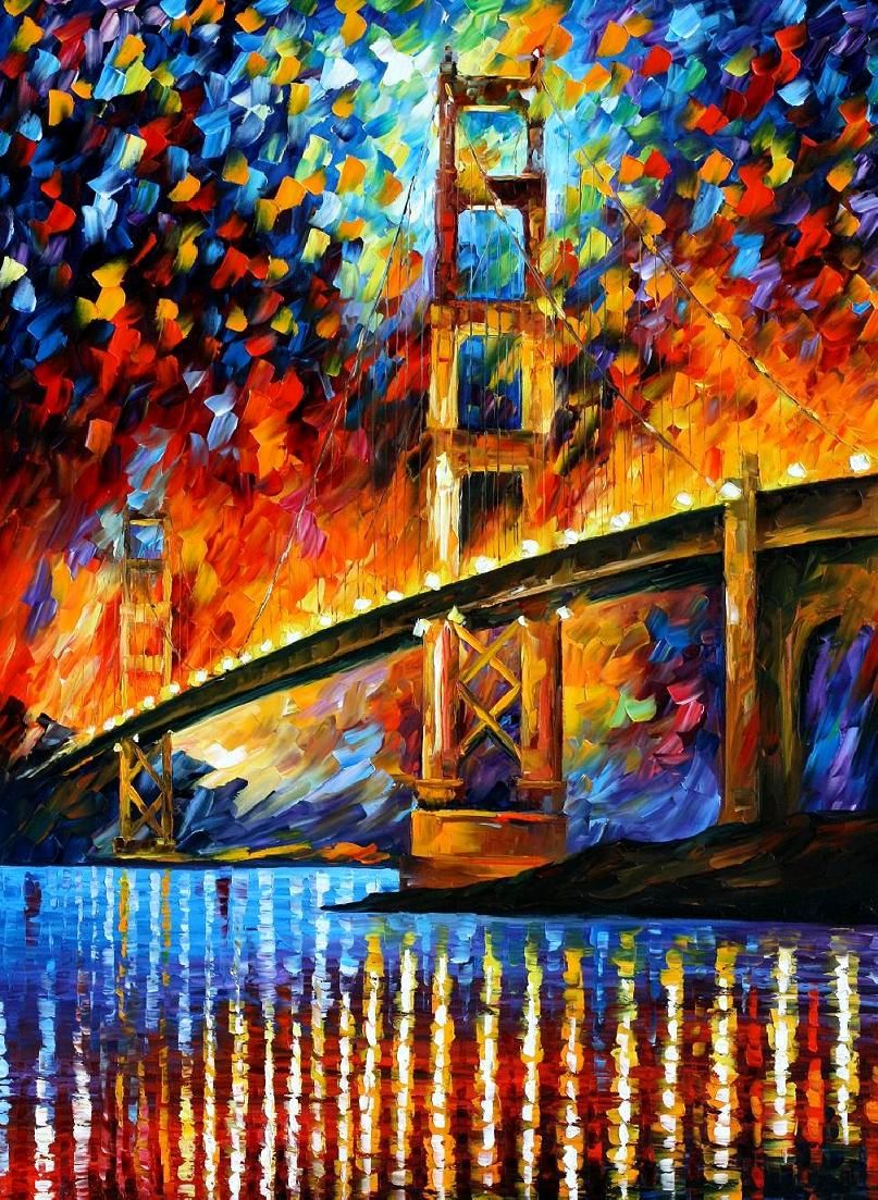 807x1103 San Francisco - Golden State Painting
