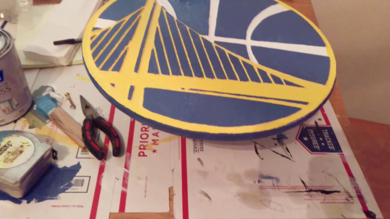 1280x720 Custom Golden State Warriors Carved Wood Sign Hand Painted - Golden State Painting