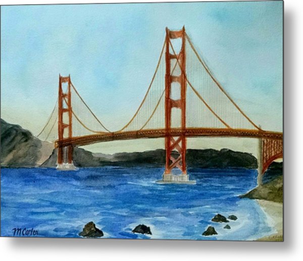 600x517 Gateway To The Golden State Painting By M Carlen - Golden State Painting