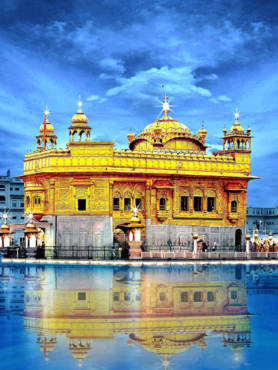 278x370 Golden Temple A Grandeur Paintings, Tel Ki Chitrakariyan, - Golden Temple Canvas Painting
