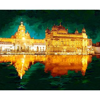 320x320 Buy Affordable Art India Canvas Art Of Golden Temple Canvas - Golden Temple Canvas Painting