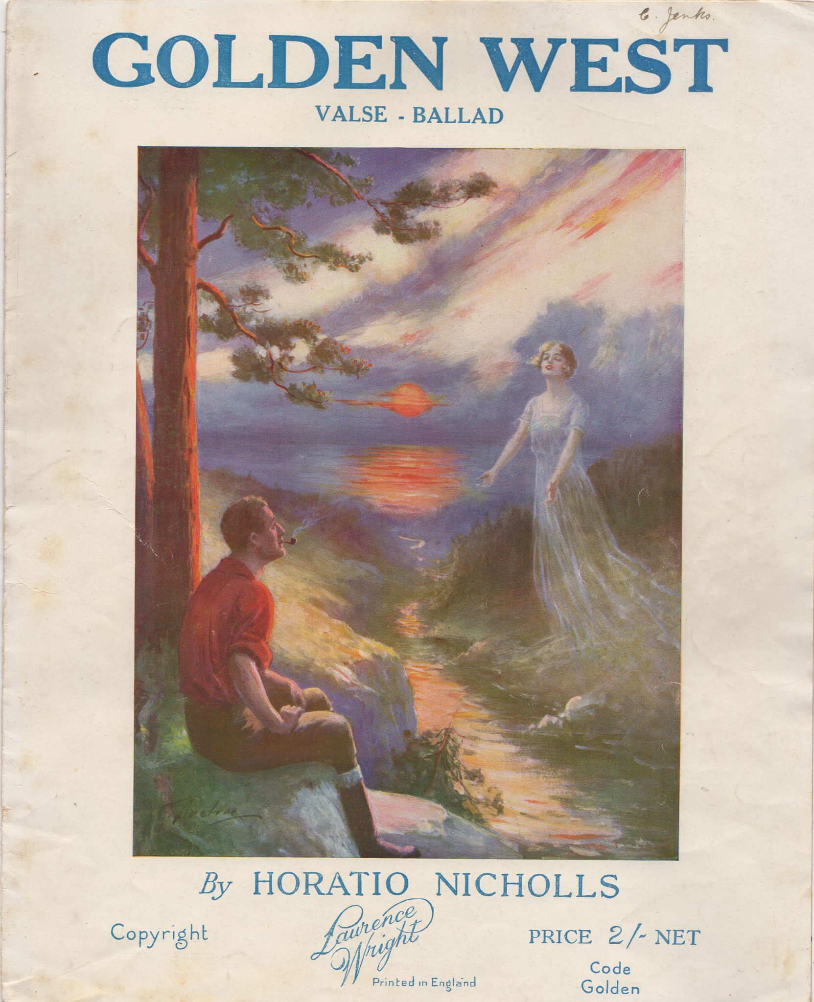 1663x2048 The Golden West Valse Ballad - Golden West Painting