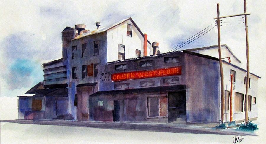 900x486 Golden West Flour Painting By John Muir - Golden West Painting