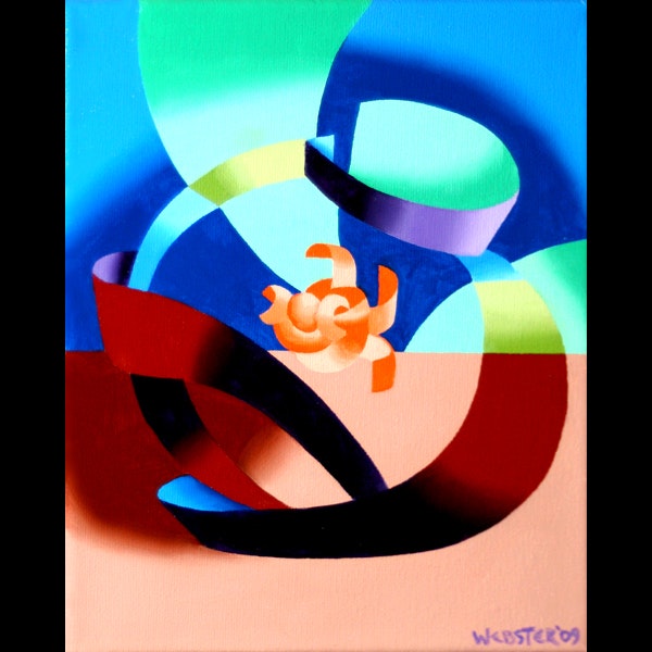 600x600 Mark Webster - Goldfish Bowl Painting