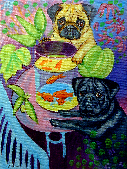 527x700 The Goldfish Bowl - Goldfish Bowl Painting