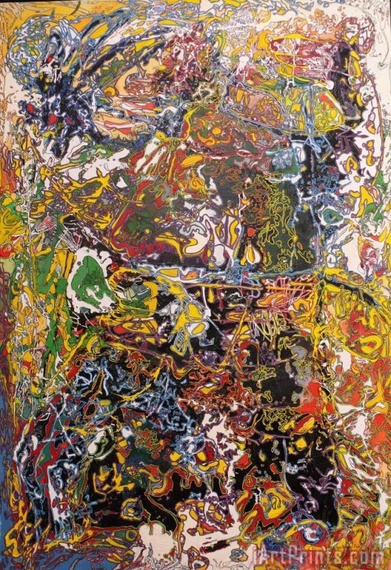 549x800 Igor Eugen Prokop Black Golem Painting - Golem Painting