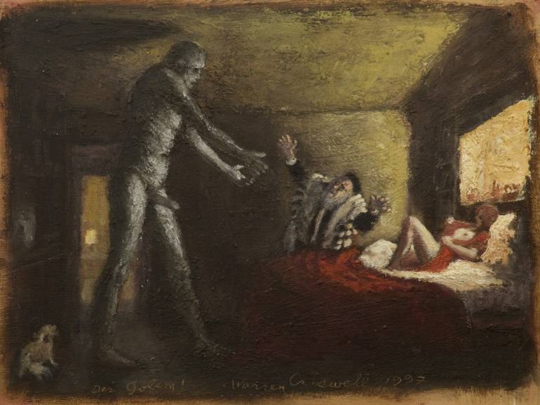 770x578 Saatchi Art Der Golem! Painting By Warren Criswell - Golem Painting