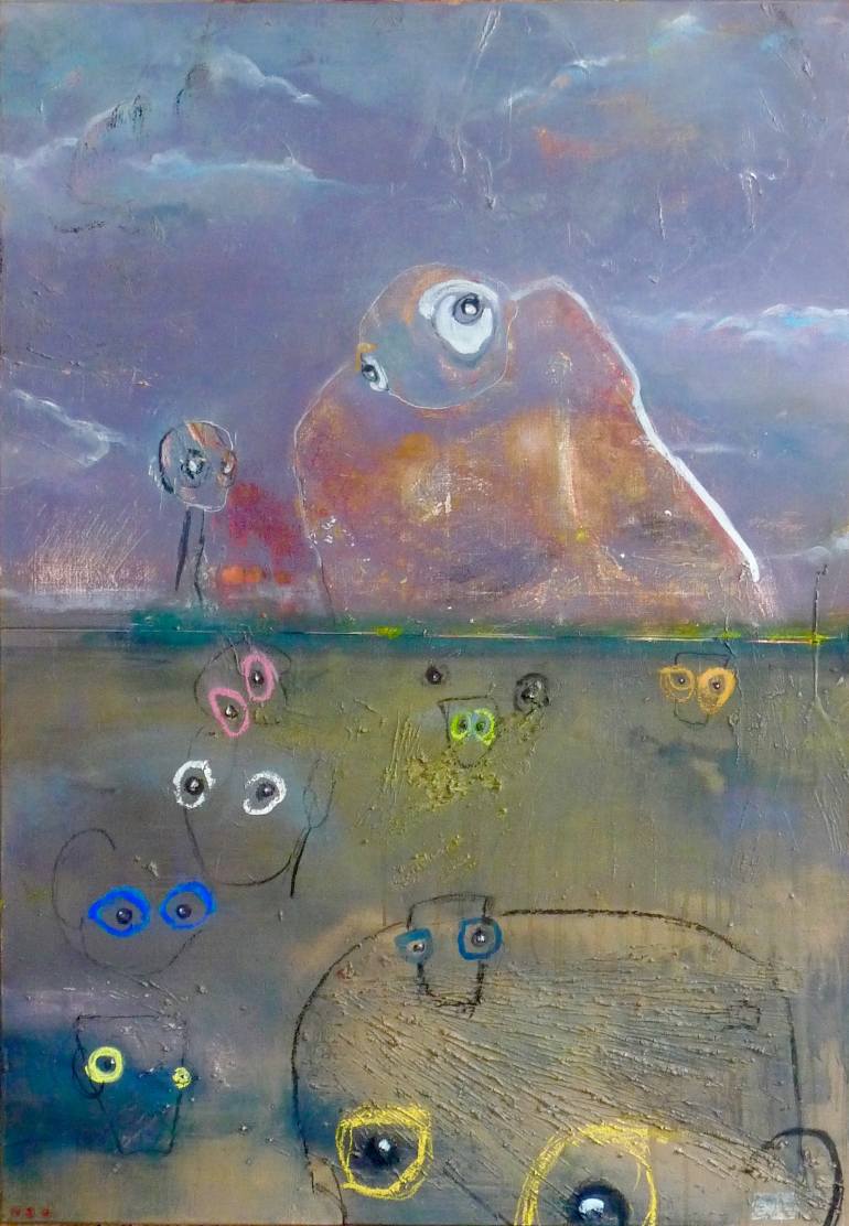 770x1112 Saatchi Art Golem Painting By Stephane Jouhet - Golem Painting