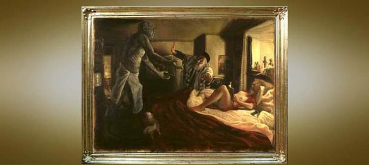 725x325 Warren Criswell's Paintings - Golem Painting