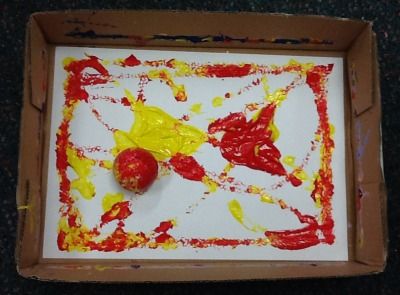 400x295 Golf Ball Painting For Preschoolers And Toddlers Epic Art Ideas - Golf Ball Painting