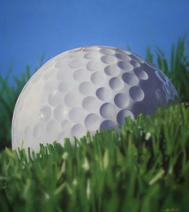803x900 Grier Horner - Golf Ball Painting