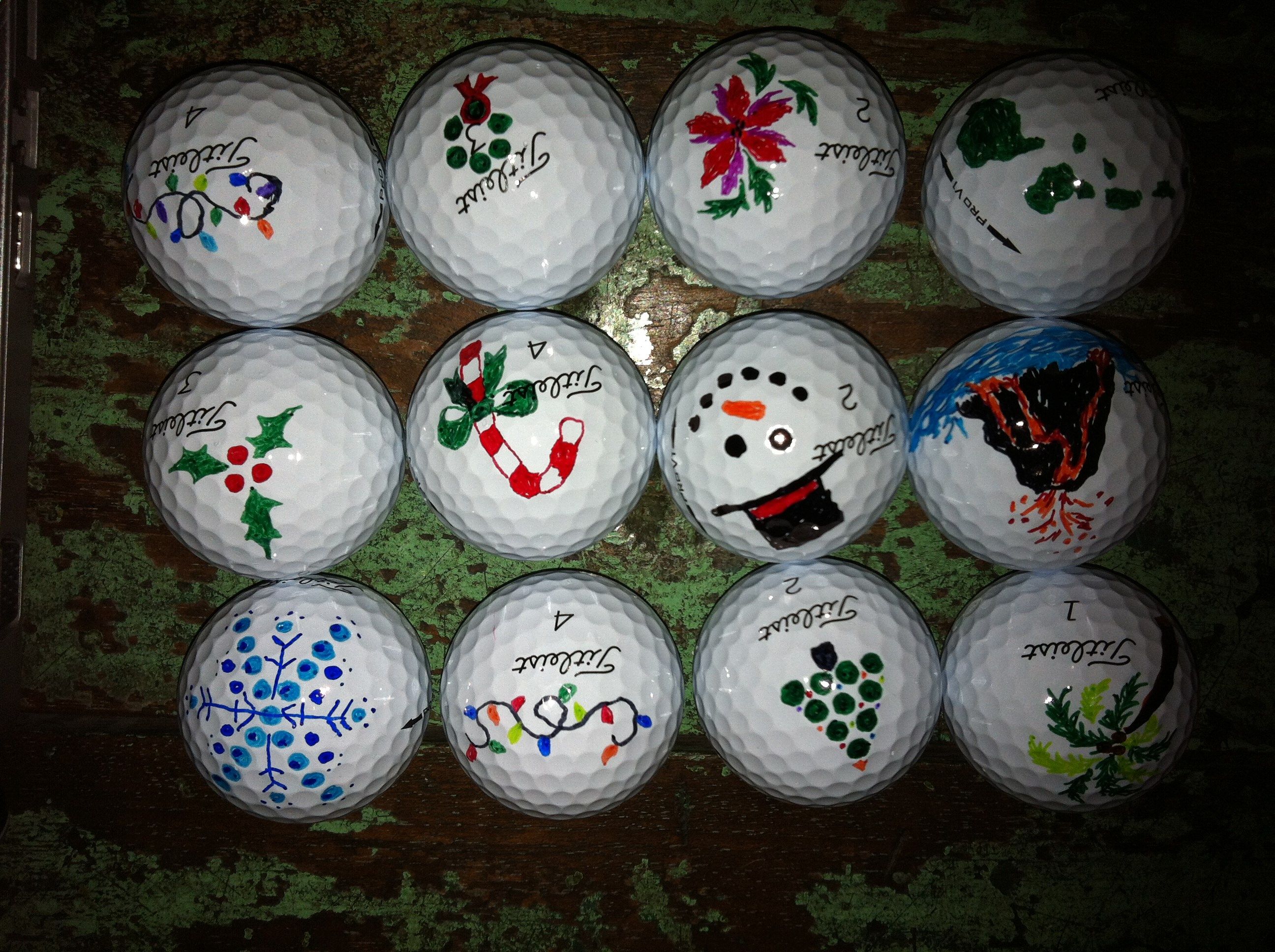 Golf Ball Painting at PaintingValley.com | Explore collection of Golf ...