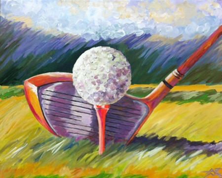 450x360 Golf Ball 2 Painting Ideas Need A Hobby Golf - Golf Club Painting
