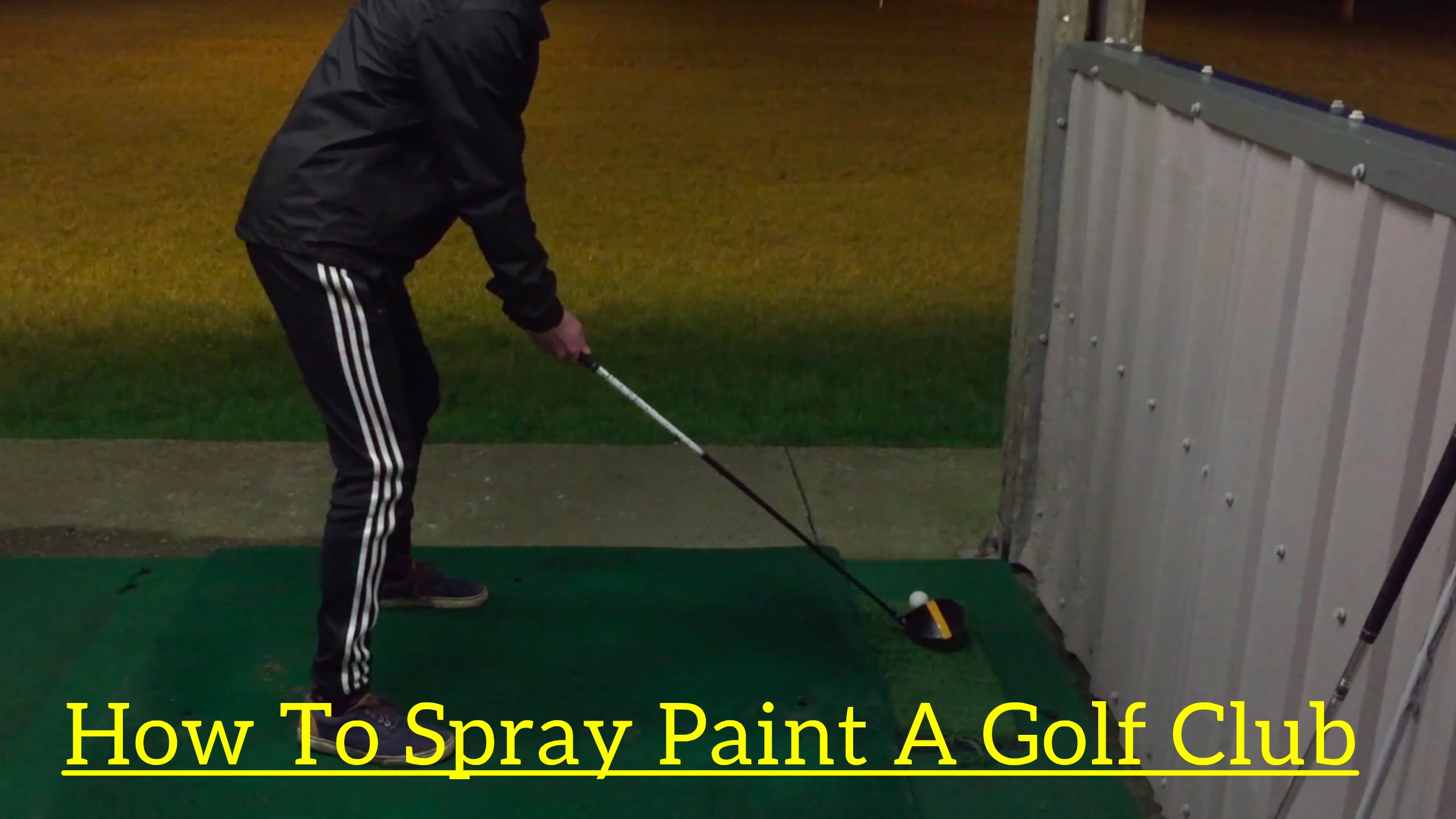 2560x1440 How To Spray Paint A Golf Club - Golf Club Painting
