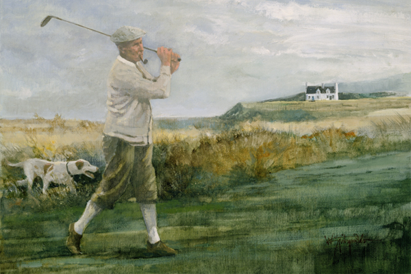 600x400 Walt Spitzmiller Art Spirit And Heroes Of Golf - Golf Club Painting