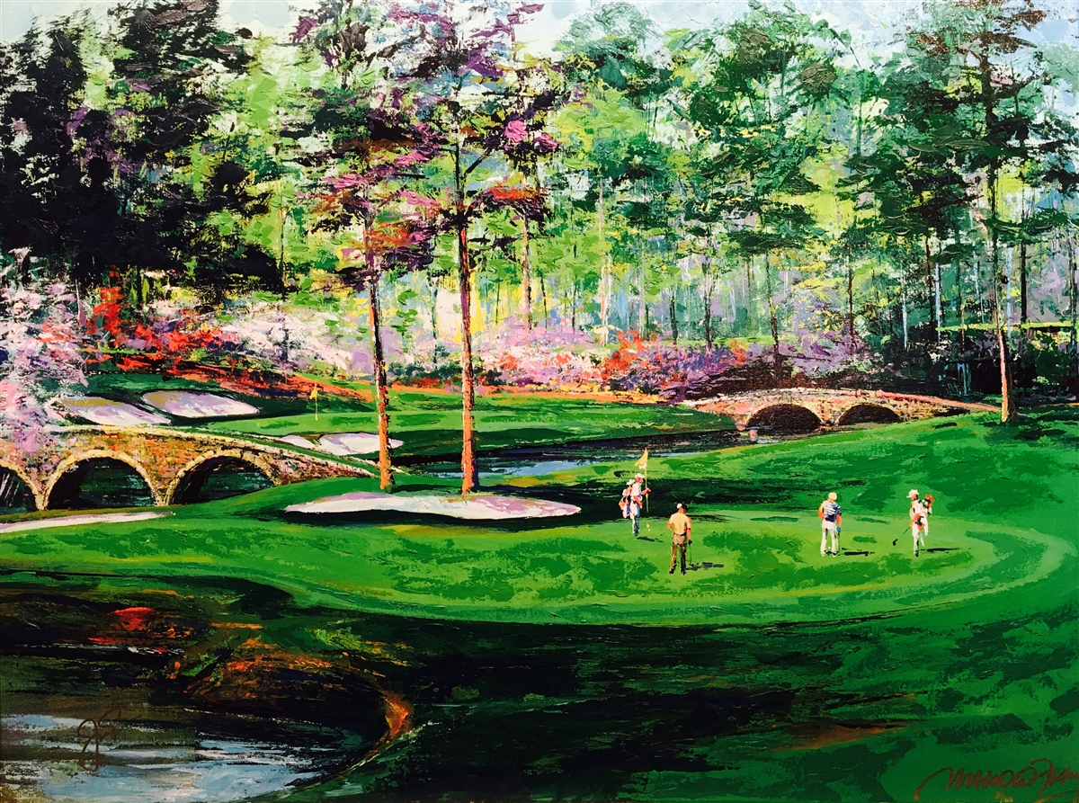 1200x893 Amen Corner - Golf Club Painting