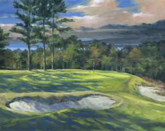 340x270 Golf Art Prints And Gifts By Golfimpressionsplus On Etsy - Golf Club Painting