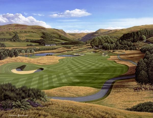 600x460 Old Head Golf Links - Golf Course Painting